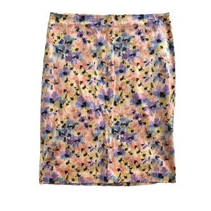 Talbots floral print skirt, 12